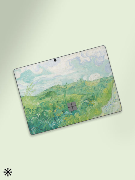 New Microsoft Surface Go Green wheat field Cover Surface Decal Protection Skin Surface Go Skin Surface Go 2 Cover Surface Go 3 Vinyl Sticker