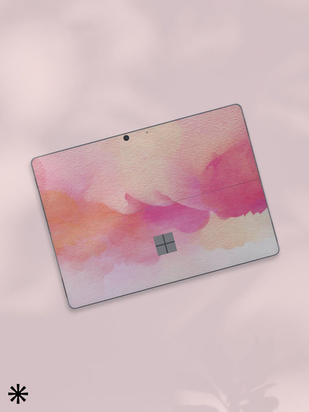 New Microsoft Surface Go Pink Cloud Cover Surface Decal Protection Skin Surface Go Skin Surface Go 2 Cover Surface Go 3 Vinyl Sticker