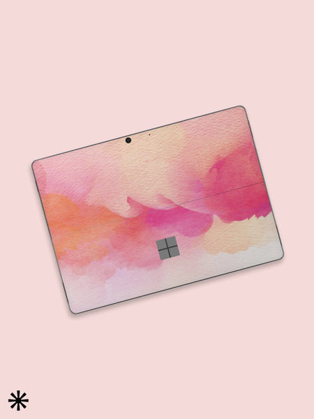 New Microsoft Surface Go Pink Cloud Cover Surface Decal Protection Skin Surface Go Skin Surface Go 2 Cover Surface Go 3 Vinyl Sticker