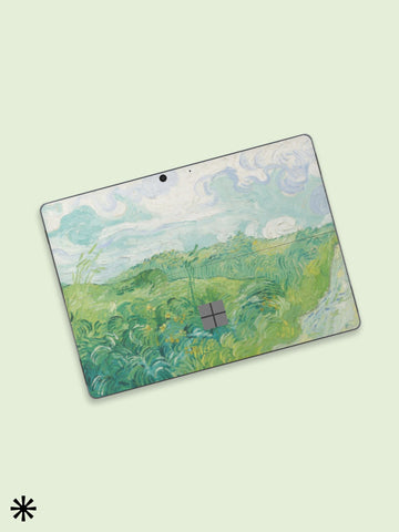 New Microsoft Surface Go Green wheat field Cover Surface Decal Protection Skin Surface Go Skin Surface Go 2 Cover Surface Go 3 Vinyl Sticker
