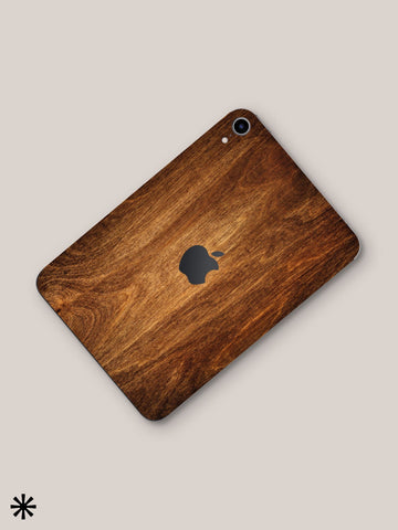 Woodgrain iPad Skin iPad Pro 12.9 Decal iPad Air 4 Back Skin iPad Back Decal iPad 9 Skin iPad mini 6 Back Skin