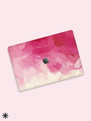 Watercolor Pink Laptop Decal MacBook Air Sticker Pro Skin Computer vinyl cut stickers cover