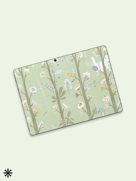 Flowers Surface Pro X Skin| Surface Pro 8 Skin| Microsoft Surface Pro X sticker| New Surface Pro back cover| Tablet decal| Surface Go skin