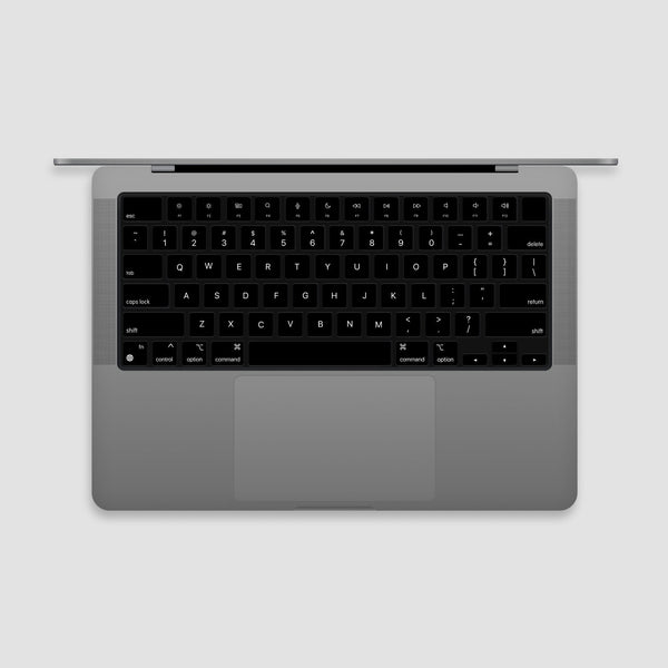 Black MacBook keyboard Stickers | Keyboard key's individual Stickers| MacBook Air Vinyl Key’s Skin| MacBook M1 Chip Accessories