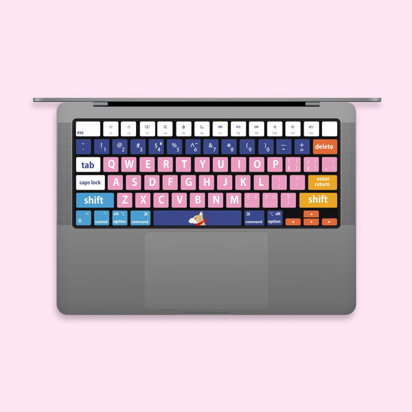 Sticker MacBook keyboard Stickers| Keyboard key's individual Stickers| MacBook Air Vinyl Key’s Skin| MacBook M1 Chip Accessories| Shiba Inu