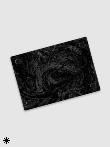 Black Chaos MacBook Pro Touch Skin MacBook Air Cover MacBook Retina Protective Vinyl skin Anti Scratch Laptop Top and Bottom Cover