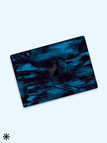 Blue Chaos MacBook Pro Touch Skin MacBook Air Cover MacBook Retina Protective Vinyl skin Anti Scratch Laptop Top and Bottom Cover