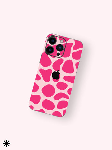 Pink leather print iPhone 14 Skin iPhone 13 decal iPhone 13 Pro Skin iPhone 13 Decals iPhone 12 Sticker iPhone Back vinyl Cover
