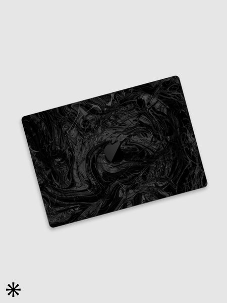 Black Chaos MacBook Pro Touch Skin MacBook Air Cover MacBook Retina Protective Vinyl skin Anti Scratch Laptop Top and Bottom Cover