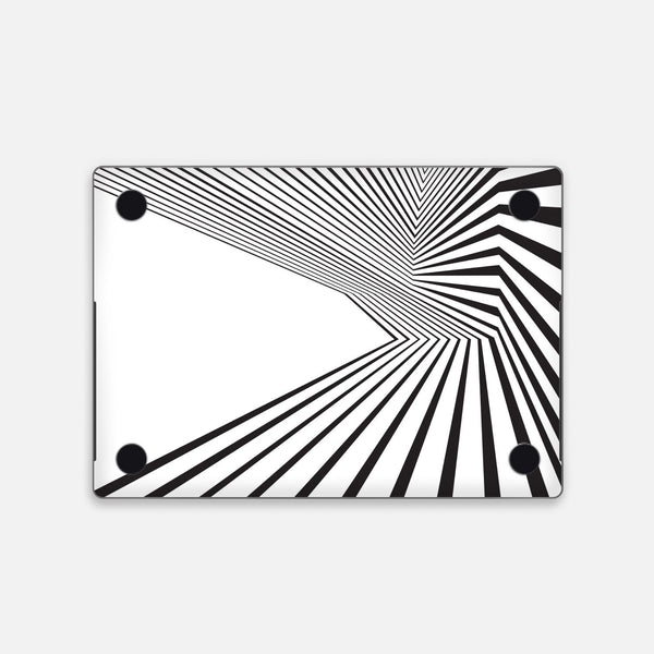 Line Illusion MacBook Pro Touch Skin MacBook Air Cover MacBook Retina Protective Vinyl skin Anti Scratch Laptop Top and Bottom Cover