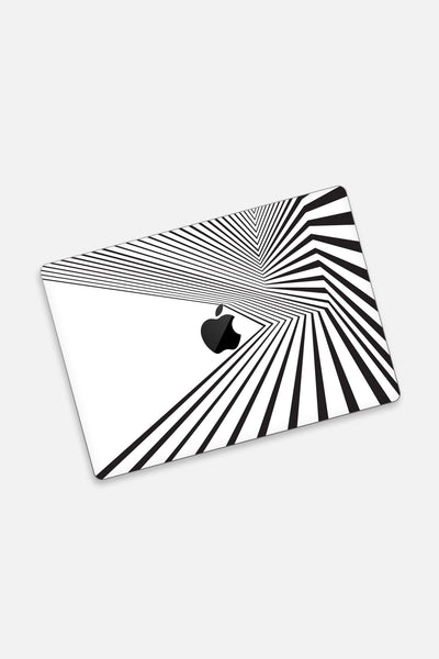 Line Illusion MacBook Pro Touch Skin MacBook Air Cover MacBook Retina Protective Vinyl skin Anti Scratch Laptop Top and Bottom Cover