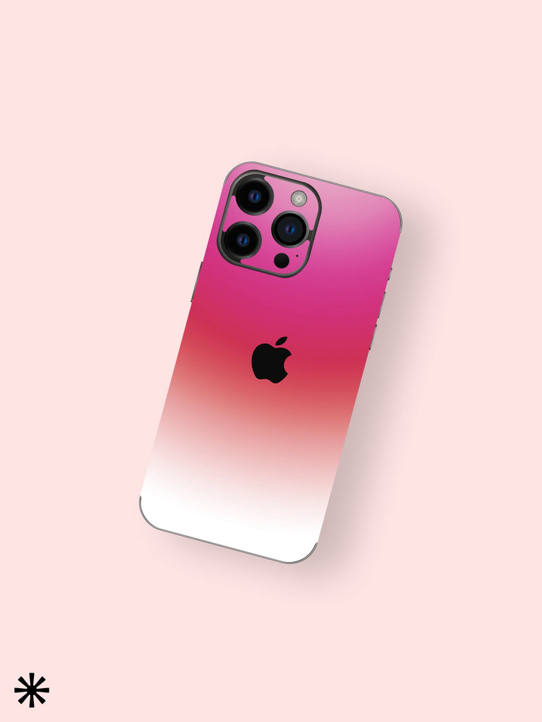 Gradient Pink iPhone 14 Pro Cover iPhone 13 Pro Max skin iPhone 12 Back Decal New iPhone Vinyl Sticker iPhone X Skin iPhone 6 7 8 iPhone 11