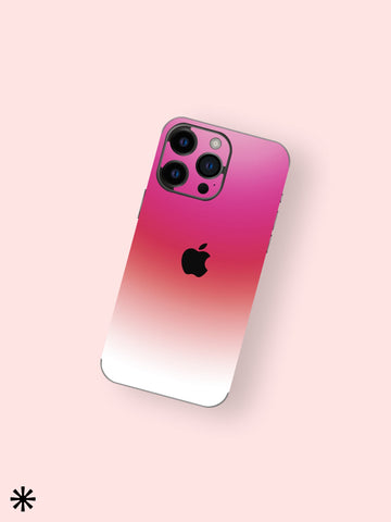 Gradient Pink iPhone 14 Pro Cover iPhone 13 Pro Max skin iPhone 12 Back Decal New iPhone Vinyl Sticker iPhone X Skin iPhone 6 7 8 iPhone 11