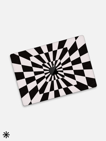 Line Illusion MacBook Pro Touch Skin MacBook Air Cover MacBook Retina Protective Vinyl skin Anti Scratch Laptop Top and Bottom Cover