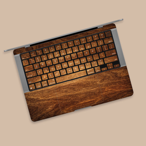 Wood Keyboard MacBook Pro Touch 16 Skin MacBook Pro 13 Cover MacBook Air Protective Vinyl skin Anti Scratch Laptop Cover