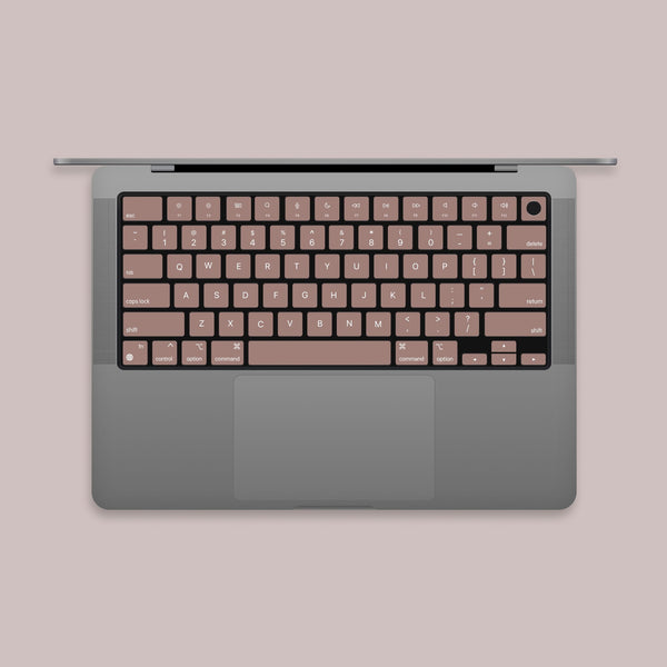 Aged Pink MacBook keyboard Stickers| Keyboard key's individual Stickers| MacBook Air Vinyl Key’s Skin| MacBook M1 Chip Accessories