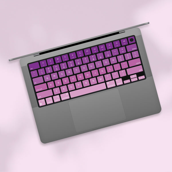 Changing Purple keyboard Stickers Laptop keyboard Cover Vinyl MacBook keyboard Decal MacBook Air kits MacBook Pro 16 Skin MacBook Pro keys