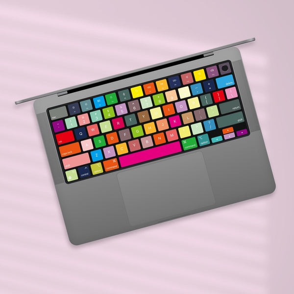 Retro Keyboard Stickers MacBook Air Skin MacBook Keyboard Decal MacBook Pro 15 kits Skin Touch Bar 2017 Laptop Keyboard Stickers Mac Decal