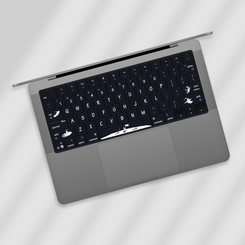 Moon Flag keyboard Stickers Laptop keyboard Cover Vinyl MacBook keyboard Decal Air Skin kits Colorful MacBook Pro 15 Skin Decals