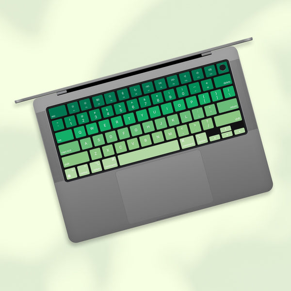 Green keyboard Stickers Laptop keyboard Cover MacBook keyboard Decal Vinyl MacBook kits MacBook Pro 16 Skin MacBook touch bar cover