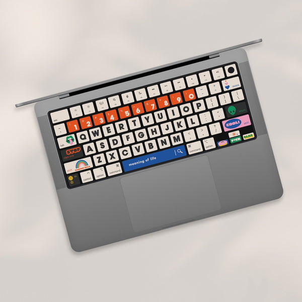 Sticker MacBook keyboard Stickers| Keyboard key's individual Stickers| MacBook Air Vinyl Key’s Skin| MacBook M1 Chip Accessories