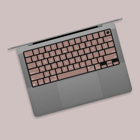 Aged Pink MacBook keyboard Stickers| Keyboard key's individual Stickers| MacBook Air Vinyl Key’s Skin| MacBook M1 Chip Accessories