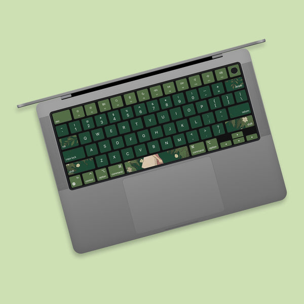 Dark Green MacBook keyboard Stickers| Keyboard key's individual Stickers| MacBook Air Vinyl Key’s Skin| MacBook M1 Chip Accessories