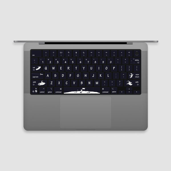 Moon Flag keyboard Stickers Laptop keyboard Cover Vinyl MacBook keyboard Decal Air Skin kits Colorful MacBook Pro 15 Skin Decals