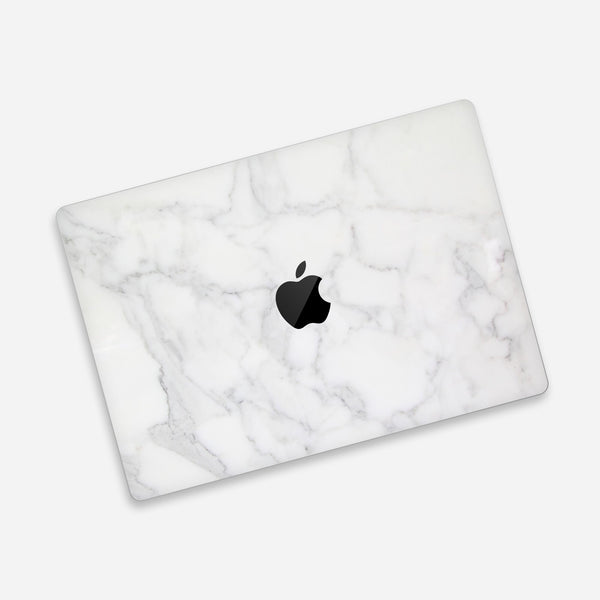 White Marble MacBook Pro Touch 16 Skin MacBook Pro 13 Cover MacBook Air Protective Vinyl skin Anti Scratch Laptop Top and Bottom Cover