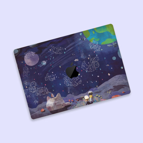 Cat planet Laptop Skin MacBook Pro Sticker Apple Mac Air Decal Retina Touch Bar Cover MacBook Pro 16 Skin MacBook Pro 15 MacBook Air 13