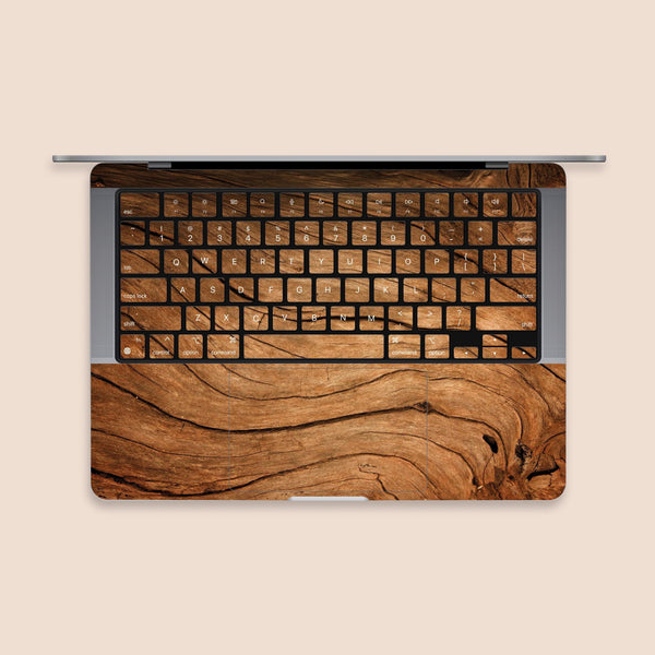 Real Wood Keyboard MacBook Pro Touch 16 Skin MacBook Pro 13 MacBook Air Protective Vinyl skin Anti Scratch Laptop Cover