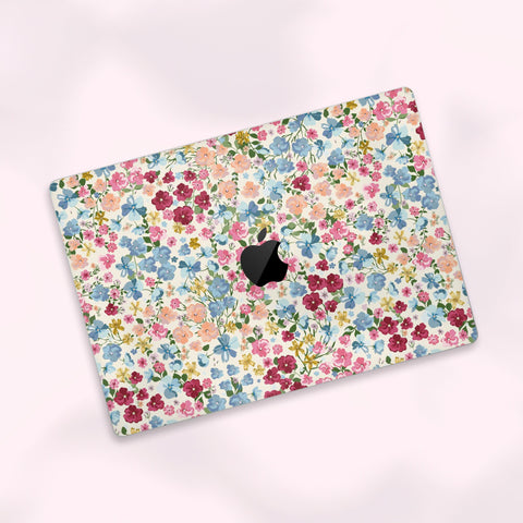 Ditsy Floral MacBook Pro Touch 16 Skin MacBook Air Cover MacBook Retina 12 Vinyl skin Anti Scratch Laptop Top and Bottom Cover