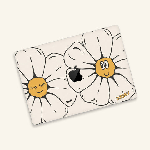 Daisy MacBook Pro Touch Skin MacBook Air Cover MacBook Retina Protective Vinyl skin Anti Scratch Laptop Top and Bottom Cover