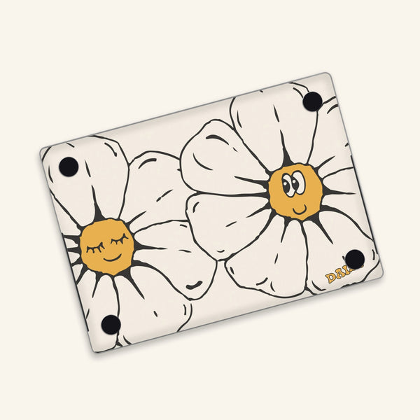 Daisy MacBook Pro Touch Skin MacBook Air Cover MacBook Retina Protective Vinyl skin Anti Scratch Laptop Top and Bottom Cover