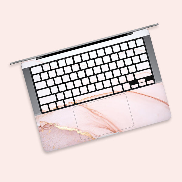 Pink Marble Keyboard MacBook Pro Touch 16 Skin MacBook Air Cover MacBook Retina 12 Protective Vinyl skin Anti Scratch Laptop Cover