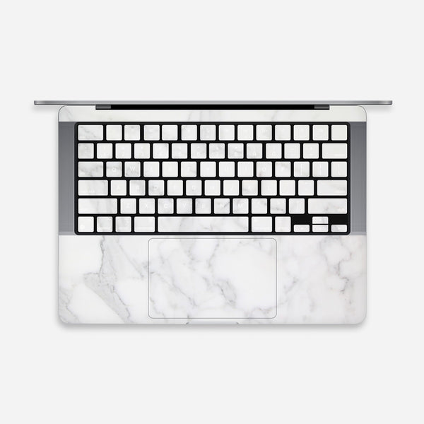 White Marble MacBook Pro Touch 16 Skin MacBook Pro 13 Cover MacBook Air Protective Vinyl skin Anti Scratch Laptop Top and Bottom Cover