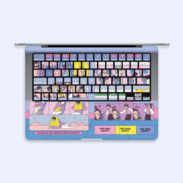 MacBook Air 13 Decal MacBook Pro Skin MacBook Retina 13 Sticker Mac Vinyl Decal Mac air 13 2018 Pro 15 Skin Laptop Cover Safety on Board