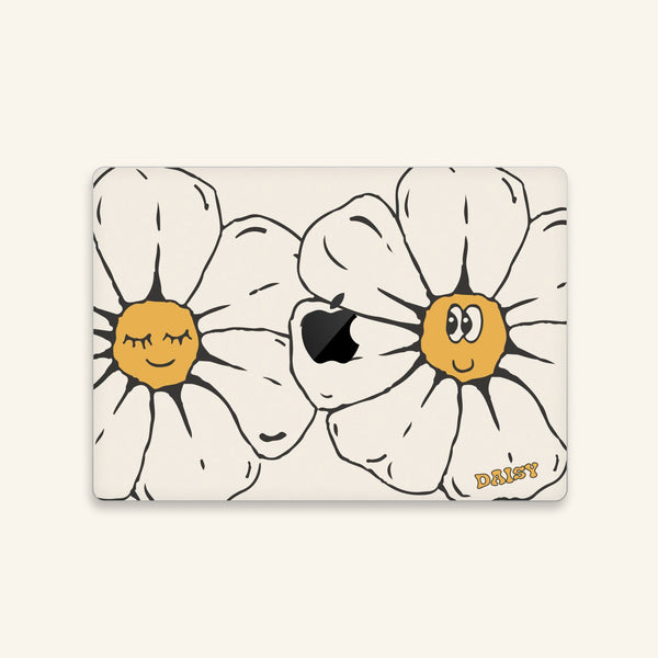 Daisy MacBook Pro Touch Skin MacBook Air Cover MacBook Retina Protective Vinyl skin Anti Scratch Laptop Top and Bottom Cover