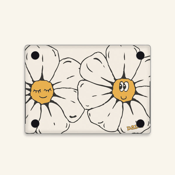 Daisy MacBook Pro Touch Skin MacBook Air Cover MacBook Retina Protective Vinyl skin Anti Scratch Laptop Top and Bottom Cover