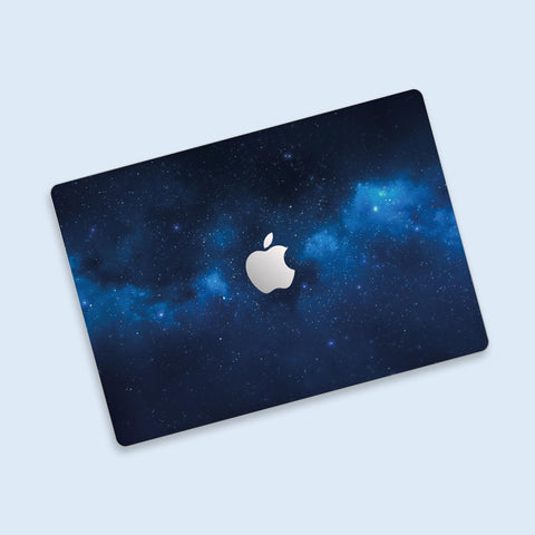 Blue Galaxy MacBook Pro Touch 16 Skin MacBook Air Cover MacBook Retina 12 Vinyl skin Anti Scratch Laptop Top and Bottom Cover
