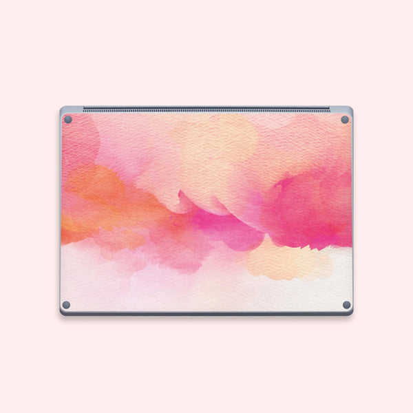 New Microsoft Surface Laptop Sticker Top Surface Skin WaterColor Pink Bottom Decal Protector Cover