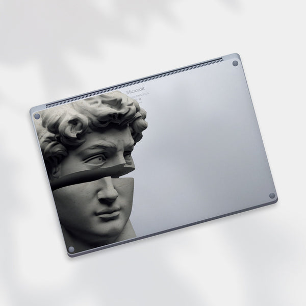 David Statue Face Laptop Stickers Microsoft Surface Book Skin Surface Laptop Protector Cover Top and Bottom 3M Skin