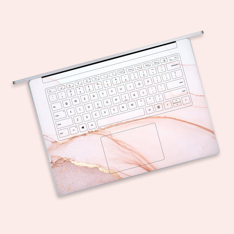 Grapefruit Marble Microsoft Surface Book Skin Keyboard Sticker 13 in Core i5 Surface Book 3 15 inch Decal Protector Cover