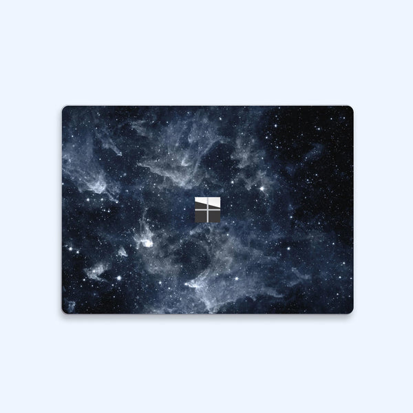 Surface Laptop Go 12.4" Skin Microsoft Laptop Stickers Black Universe Stickers Top and Bottom Skin