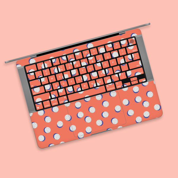Rhythmic Circles MacBook Pro 14 Skin,  MacBook Aesthetics Skin, Uniquely Designed Ultra-Thin Laptop Skin for Personalized Protection