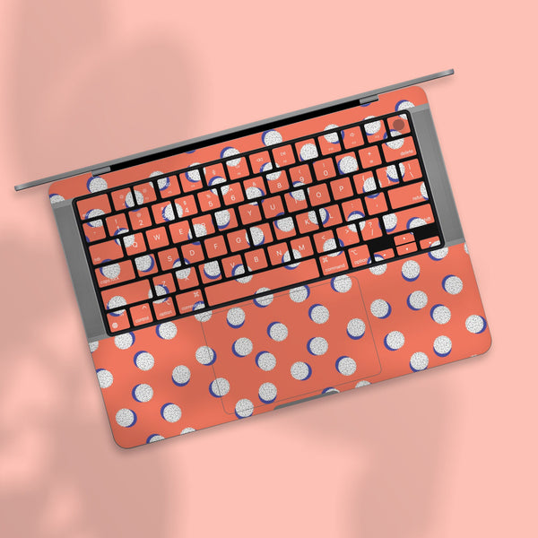 Rhythmic Circles MacBook Pro 14 Skin,  MacBook Aesthetics Skin, Uniquely Designed Ultra-Thin Laptop Skin for Personalized Protection