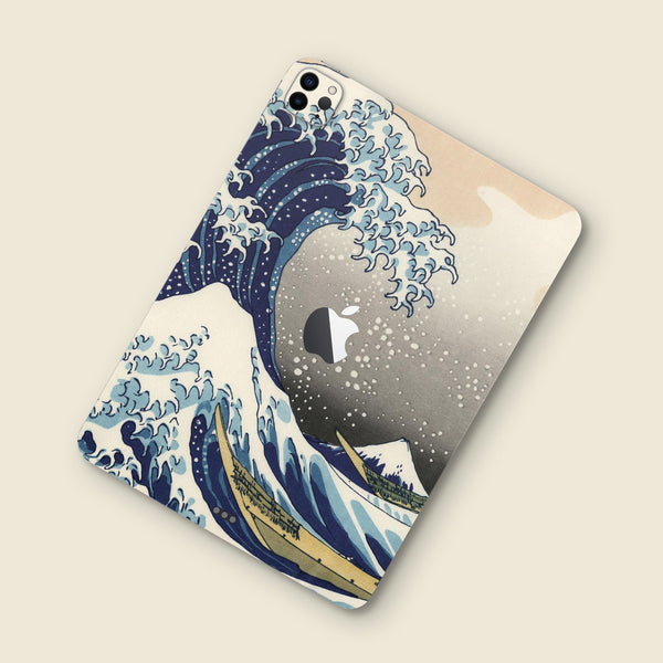 Great Wave off Kanagawa New iPad 8 Decal Apple iPad Mini 4 Cover iPad Pro 10.5 iPad Air 4 Back Skin