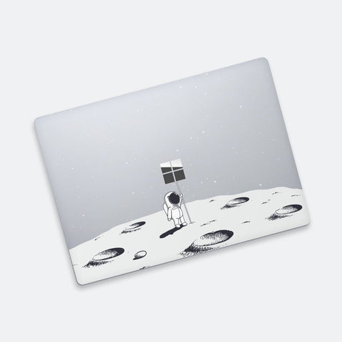 Clear Microsoft Surface Book Skin Sticker Flag Moon Surface laptop Top Skin Surface Book Protector Cover Surface Laptop Go 12.4 SKin