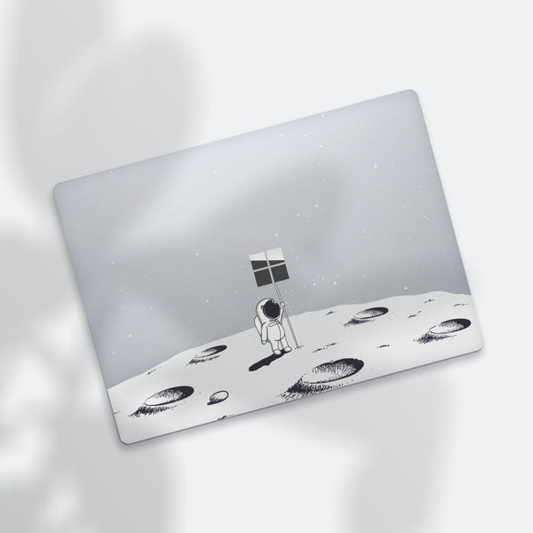 Clear Microsoft Surface Book Skin Sticker Flag Moon Surface laptop Top Skin Surface Book Protector Cover Surface Laptop Go 12.4 SKin