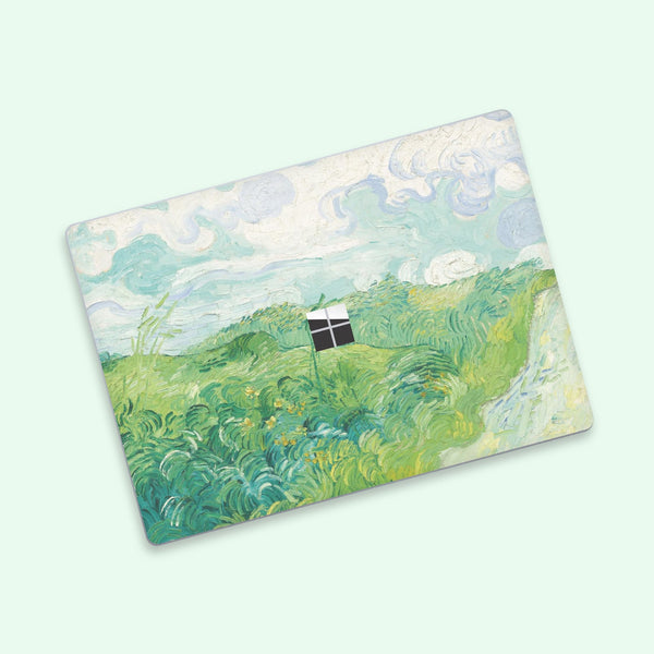 Green wheat Surface Laptop Go 12.4" Skin Microsoft Laptop Stickers Decals Top and Bottom Skin